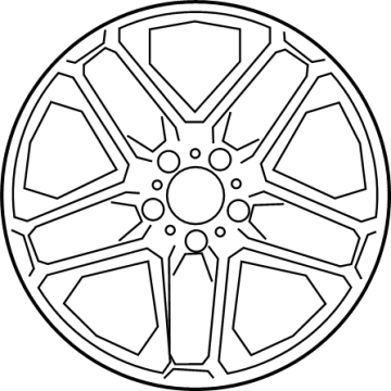 Mercedes-Benz 463-401-19-00-7X21 Wheel, Alloy