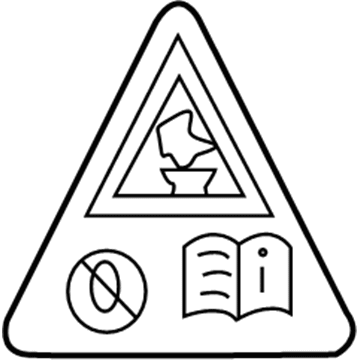 Mercedes-Benz 000-584-08-07 Caution Label