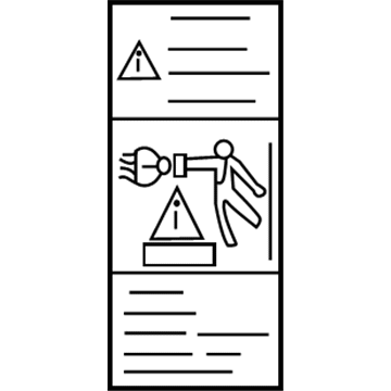 Mercedes-Benz 204-817-34-20 Caution Label