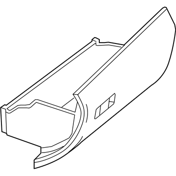 Mercedes-Benz 212-680-14-98-8S37 Glove Box Door