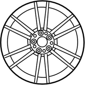 Mercedes-Benz 230-401-59-02 Wheel