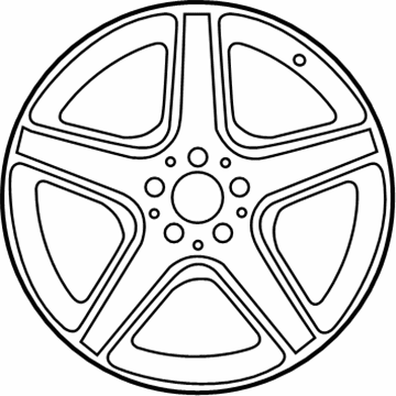 Mercedes-Benz 166-401-20-02-7X25 Wheel, Alloy