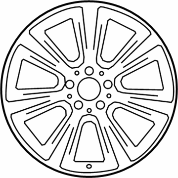 Mercedes-Benz ML400 Alloy Wheels - 166-401-08-02-9765