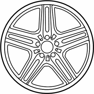 Mercedes-Benz ML400 Alloy Wheels - 166-401-21-02-7X21