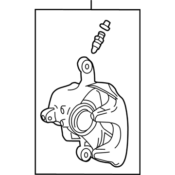 Mercedes-Benz 176-423-01-81 Caliper Assembly