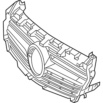 Mercedes-Benz 117-888-07-00 Upper Grille