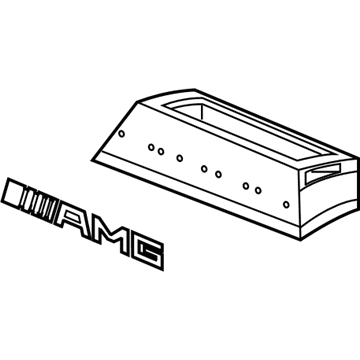 Mercedes-Benz 117-817-45-00-64 Trim Plate