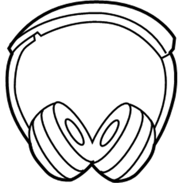 Mercedes-Benz 212-870-42-89 Headphone