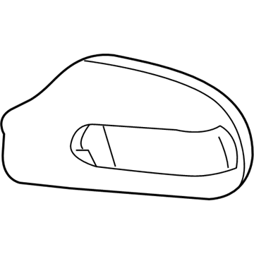 2001 Mercedes-Benz SLK230 Mirror Cover - 170-810-02-64-9999