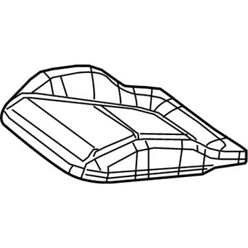 Mercedes-Benz 246-910-05-03-64-7C70 Cushion Cover