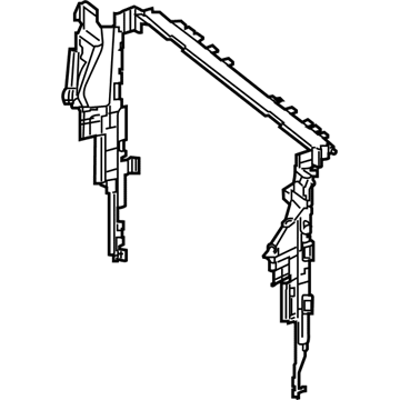 Mercedes-Benz 212-505-08-30 Upper Baffle