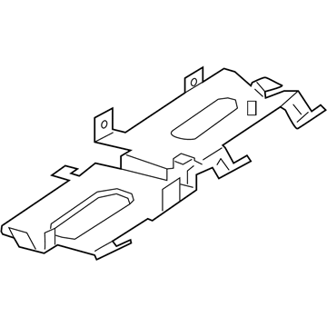 Mercedes-Benz 463-540-99-03 Fuse Box Rear Bracket