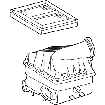 Mercedes-Benz 163-505-03-60 Air Cleaner Assembly