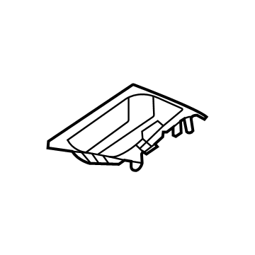 Mercedes-Benz 223-680-39-07-3F05 STORAGE COMPARTMENT