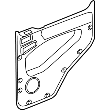 Mercedes-Benz 463-730-44-70-8H76 Door Trim Panel