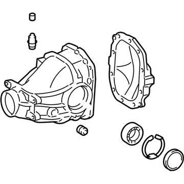 Mercedes-Benz 230-350-42-14 Differential Assembly