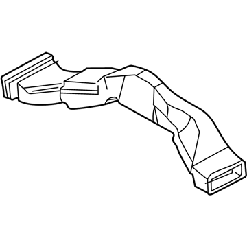 Mercedes-Benz 163-831-09-46 Lower Duct