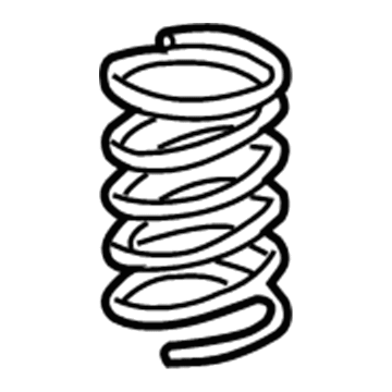 Mercedes-Benz 203-321-42-04 Coil Spring