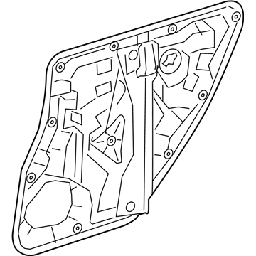 2020 Mercedes-Benz A220 Window Regulator - 177-730-04-02