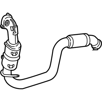 2017 Mercedes-Benz GLA250 Catalytic Converter - 246-490-24-10