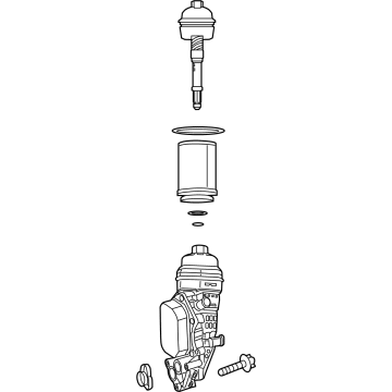 2020 Mercedes-Benz CLA35 AMG Oil Filter Housing - 260-180-04-00