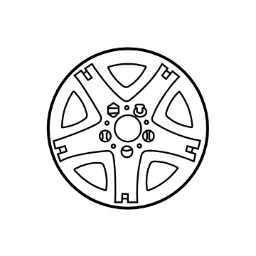 Mercedes-Benz 463-401-15-02 Wheel, Alloy