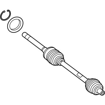 Mercedes-Benz 167-330-88-01 Axle Assembly