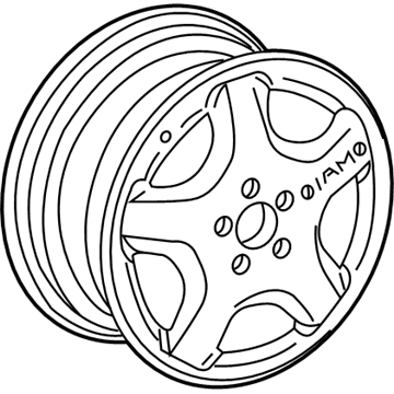 Mercedes-Benz 6-6-03-1183 Wheel, Alloy