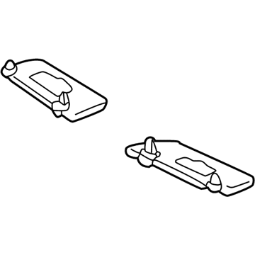 Mercedes-Benz 163-810-25-10-7F15 Sunvisor