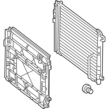 Mercedes-Benz E400 A/C Condenser - 099-500-03-54