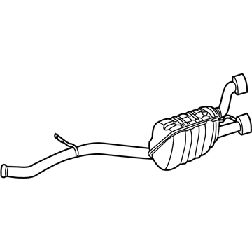 Mercedes-Benz 219-490-23-21 Muffler & Pipe