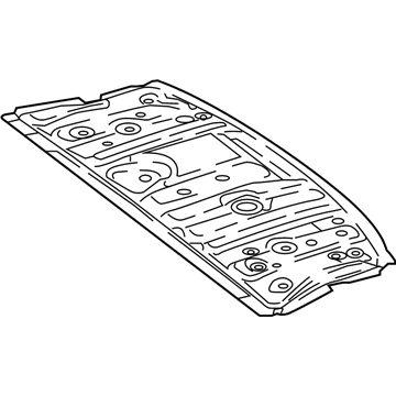 Mercedes-Benz 238-646-07-00 Package Tray