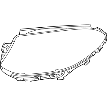 Mercedes-Benz 166-826-01-58 Headlamp Assembly Seal