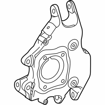 Mercedes-Benz AMG GT C Steering Knuckle - 190-350-52-01