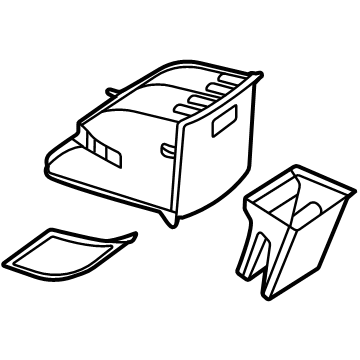 Mercedes-Benz 167-680-12-05-7P82 Storage Compart