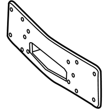 Mercedes-Benz 166-885-13-81 License Bracket