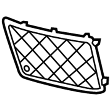 Mercedes-Benz 166-885-44-22 Outer Grille