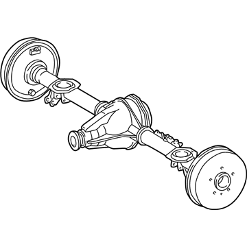 Mercedes-Benz 004-015-067 Axle Assembly