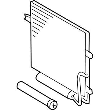 Mercedes-Benz 211-500-11-54 Condenser Assembly