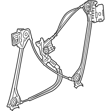 Mercedes-Benz SLK55 AMG Window Regulator - 172-720-03-46