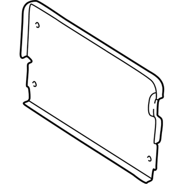 Mercedes-Benz 463-924-09-37-7137 Seat Back Panel