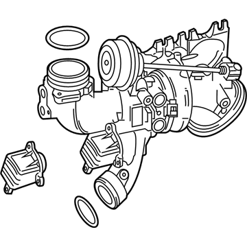 Mercedes-Benz 276-090-35-80 EXHAUST GAS TURBOCHARGER