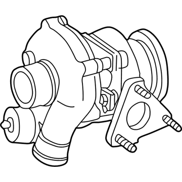 1999 Mercedes-Benz E300 Turbocharger - 606-096-00-99-80