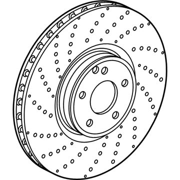 Mercedes-Benz S600 Brake Disc - 222-421-52-00