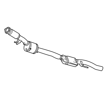 2023 Mercedes-Benz GLA250 Catalytic Converter - 177-490-44-01-64