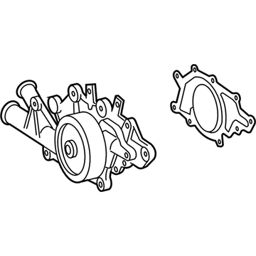 Mercedes-Benz E320 Water Pump - 613-200-09-01-80