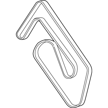 2002 Mercedes-Benz S55 AMG Drive Belt - 013-997-71-92