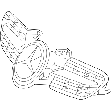 Mercedes-Benz 171-888-00-60 Grille Assembly