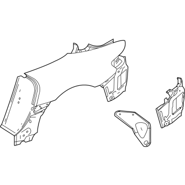 Mercedes-Benz 190-630-04-01 Quarter Panel