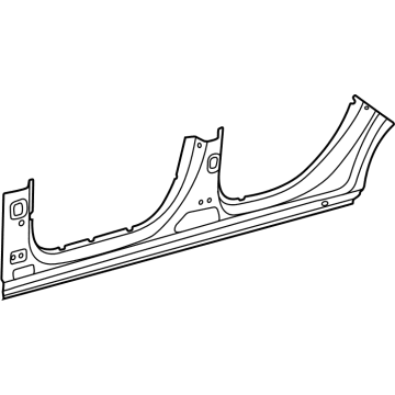 Mercedes-Benz 223-630-83-04 Outer Rocker Panel